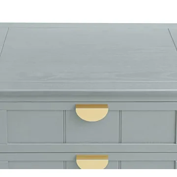 RXRRXY Stylish Light Green Bedside Nightstand