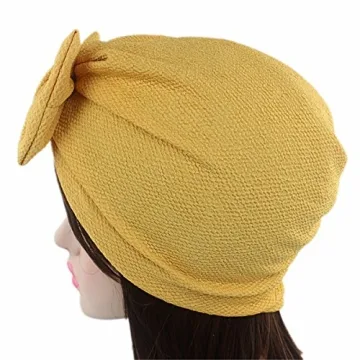 Chic Qhome Women's Bow Turban Hat for Versatile Style