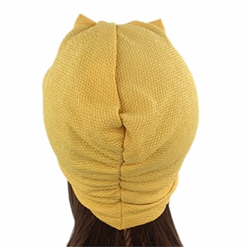 Chic Qhome Women's Bow Turban Hat for Versatile Style
