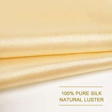 Selected Hanky 100% Pure Silk Pocket Square Solid Gold