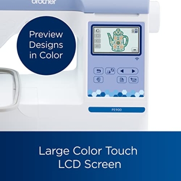 Brother PE900 Embroidery Machine with WLAN for Creative Projects