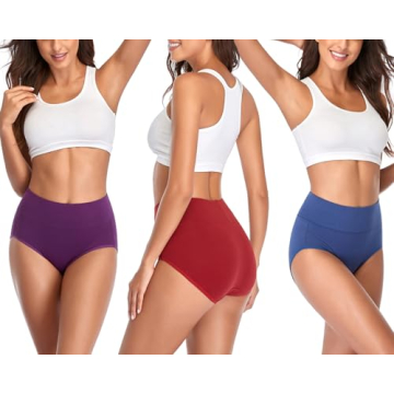Annenmy Women's High Waisted Underwear for Comfort