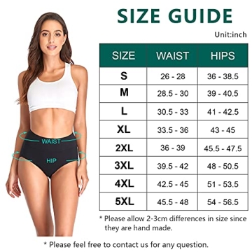 Annenmy Women's High Waisted Underwear for Comfort