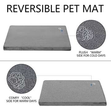 Stylish Reversible Dog Bed Mat for All Seasons