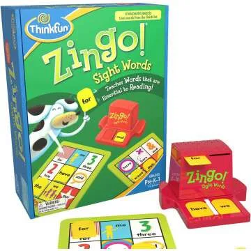 Zingo Sight Words Game - Fun for Early Readers