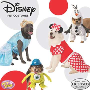 Rubie's Disney: Mickey & Friends Pet Costume, Minnie Mouse, Large (200164LXL_L)
