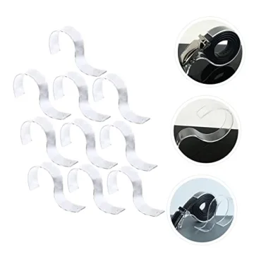 Zerodeko S-Shaped Belt Display Stands for Retail & Home Use