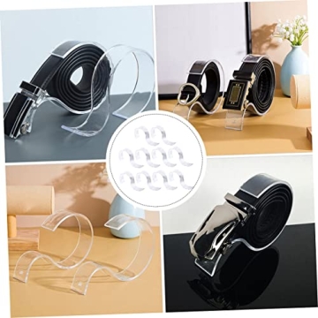 Zerodeko S-Shaped Belt Display Stands for Retail & Home Use