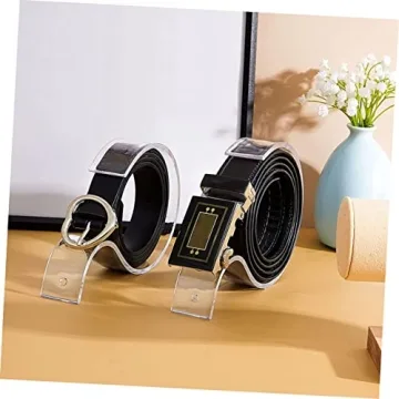 Zerodeko S-Shaped Belt Display Stands for Retail & Home Use