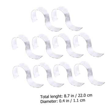 Zerodeko S-Shaped Belt Display Stands for Retail & Home Use