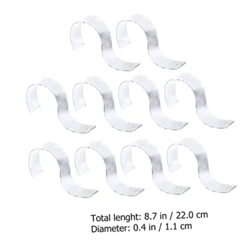 Zerodeko S-Shaped Belt Display Stands for Retail & Home Use