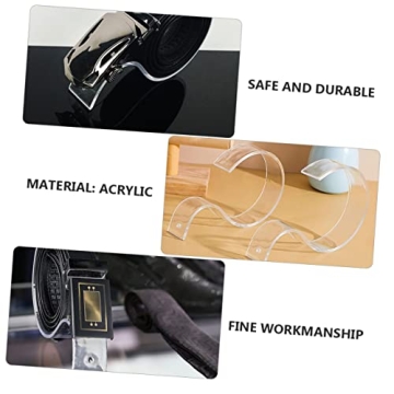 Zerodeko S-Shaped Belt Display Stands for Retail & Home Use