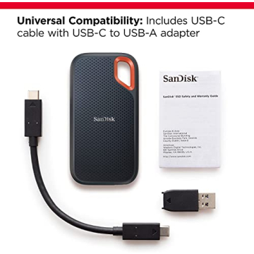SanDisk 4TB Extreme Portable SSD - Up to 1050MB/s