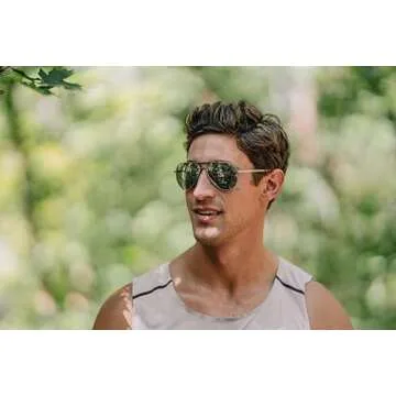 ROKA Phantom Aviator Sunglasses - Ultralight & Stylish