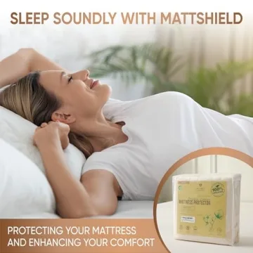 Deluxe Waterproof Organic Mattress Protector Twin - Soft Cotton Comfort