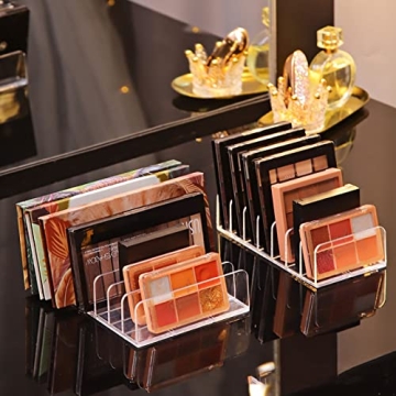 Vowcarol 7-Section Acrylic Eyeshadow Palette Holder