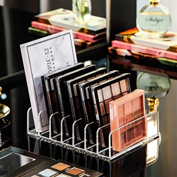 Vowcarol 7-Section Acrylic Eyeshadow Palette Holder