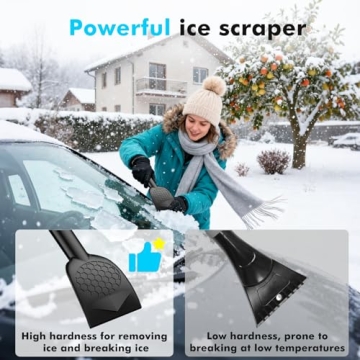 Ortiny 7 in 1 Snow Shovel Kit for Easy Winter Car Care