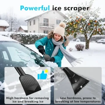 Ortiny 7 in 1 Snow Shovel Kit for Easy Winter Car Care