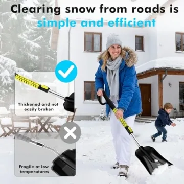 Ortiny 7 in 1 Snow Shovel Kit for Easy Winter Car Care