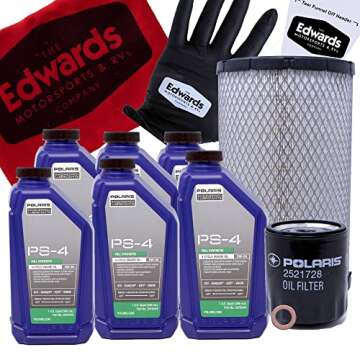 Edwards Complete Oil Change Kit for 2022 Polaris RZR Pro R and Turbo