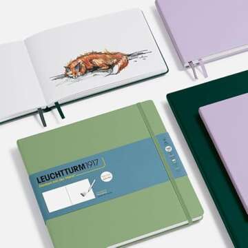 Leuchtturm1917 Master A4 Lilac Sketchbook - 112 Pages