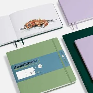 Leuchtturm1917 Master A4 Lilac Sketchbook - 112 Pages