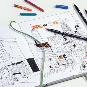 Leuchtturm1917 Master A4 Lilac Sketchbook - 112 Pages