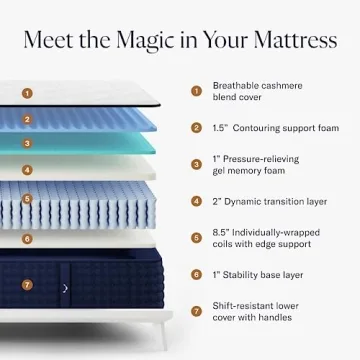 DreamCloud 14" Queen Mattress - Luxury Hybrid Gel Foam