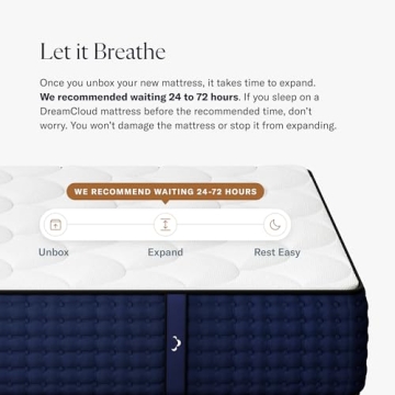 DreamCloud 14" Queen Mattress - Luxury Hybrid Gel Foam