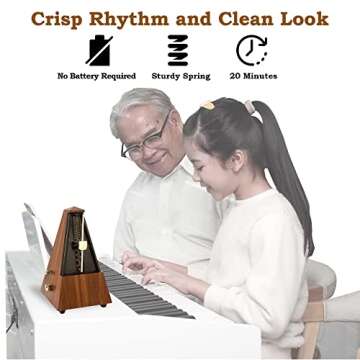 Tempi Mechanical Metronome - Elegant Timing for Musicians and Students