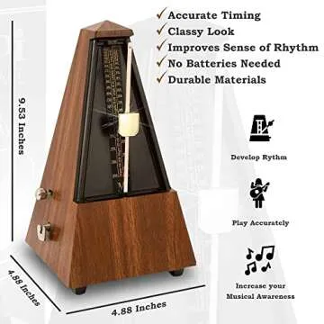 Tempi Mechanical Metronome - Precision Timing for Musicians
