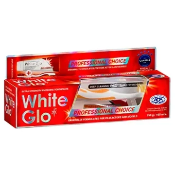 White Glo Professional Choice Teeth Whitening Toothpaste - Fluoride Protection 5.3 oz