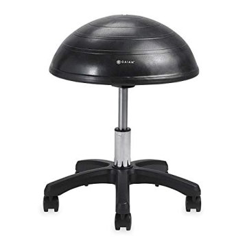 Gaiam Adjustable Balance Ball Stool for Office and Home