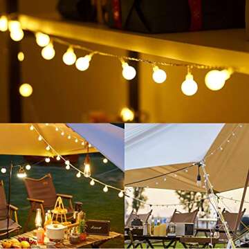 Globe String Light, 40 Led 13FT Battery Operated String Lights, Waterproof Outdoor Indoor String Lights for Bedroom, Classroom Decor, Battery Operated Christmas Lights, String Lights Battery Powered