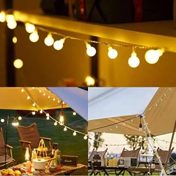 Globe String Light, 40 Led 13FT Battery Operated String Lights, Waterproof Outdoor Indoor String Lights for Bedroom, Classroom Decor, Battery Operated Christmas Lights, String Lights Battery Powered