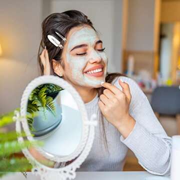 AMMON Hair Clips 24 Pcs No bend Hair Clips Makeup Hair Clips No Crease Hair Clip Creaseless Hair Clips for Salon Styling Flat Hair Clip for Women and Girls (12 Black, 6 White, 6 Pink)