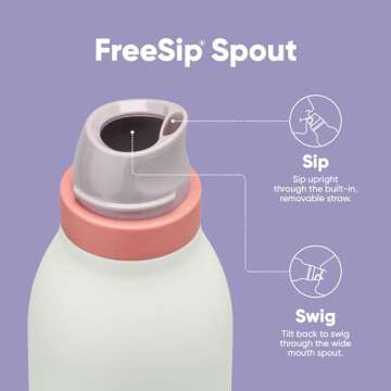 Owala FreeSip Twist 24-oz Insulated Stainless Steel Bottle
