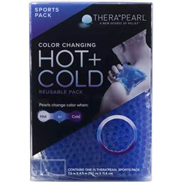 TheraPearl 14068 Color Changing Reusable Hot Cold Pack with Gel Bead