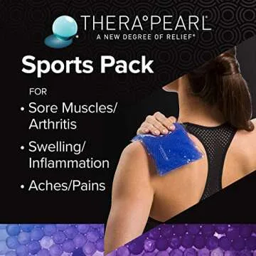 TheraPearl 14068 Color Changing Reusable Hot Cold Pack with Gel Bead