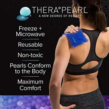 TheraPearl 14068 Color Changing Reusable Hot Cold Pack with Gel Bead