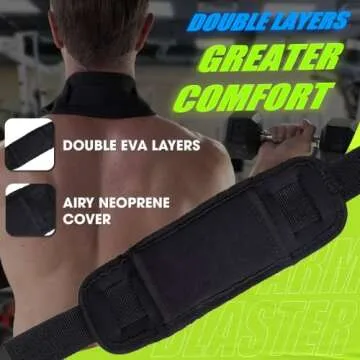 Yes4All Arm Blaster for Biceps & Triceps Dumbbells, 2-Layers Neck Cushion Bicep Curl Support Isolator for Body Building, Strength Training, and Muscle Gain