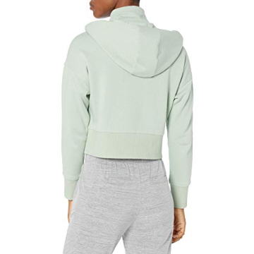 Super Soft Fleece Cropped Zip-Up Hoodie for Women