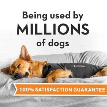 ThunderShirt for Dogs, Large, Heather Gray Classic - Dog Anxiety Relief Calming Vest