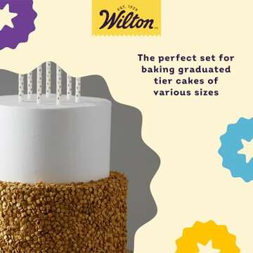 Wilton Performance Pans Aluminum Round Cake Pan, Small and Medium 4 Piece Set