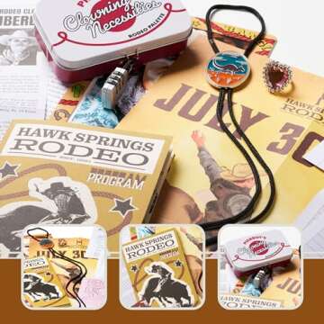 Hunt A Killer: R.I.P at The Rodeo, Solve The Murder of a Rodeo Clown, Mystery Box Game for True Crime Fans, Murder Mystery Game for Adults, Play Detective at Home, Designed for 1+ Players Ages 14+