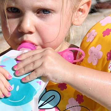 SoftSip Pouch Tops & Reusable Baby Food Pouches 4 pk