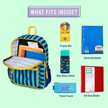 Wildkin Eco rPET Backpack for School & Travel - Durable & Fun