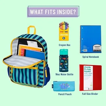 Wildkin Eco rPET Backpack for School & Travel - Durable & Fun