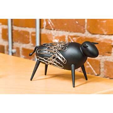 Magnetic Bull Paperclip Holder for Cute Desk Organization